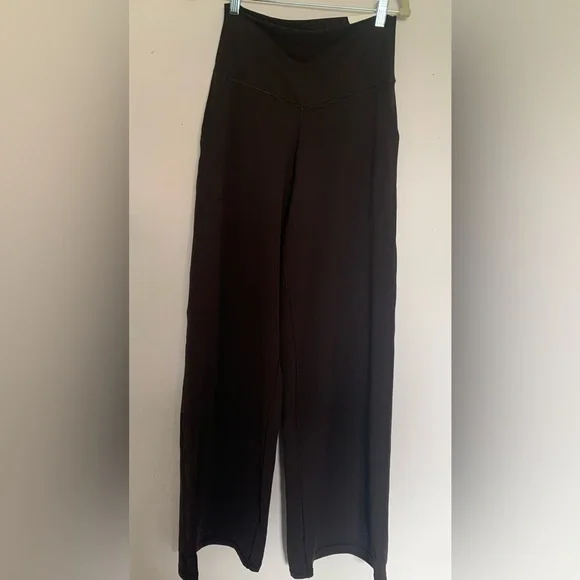 Aerie dark brown Wide Leg Women's Pants - Picture 1 of 4